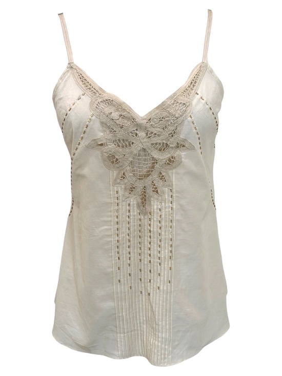 Abercrombie & Fitch Tops - Y2K Abercrombie & Fitch Silk Blend Lace Embroidered Cami